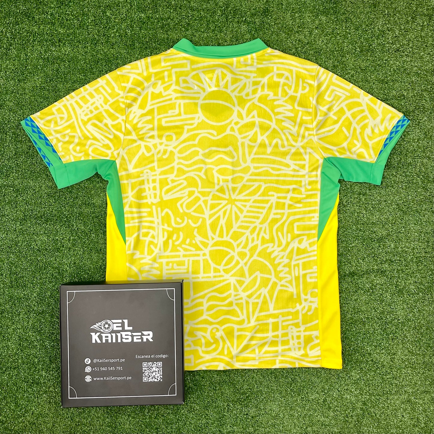 Camiseta de la Selección Brasilera Copa América 2024 (Ver. Nacional) - Hombre - Oficial