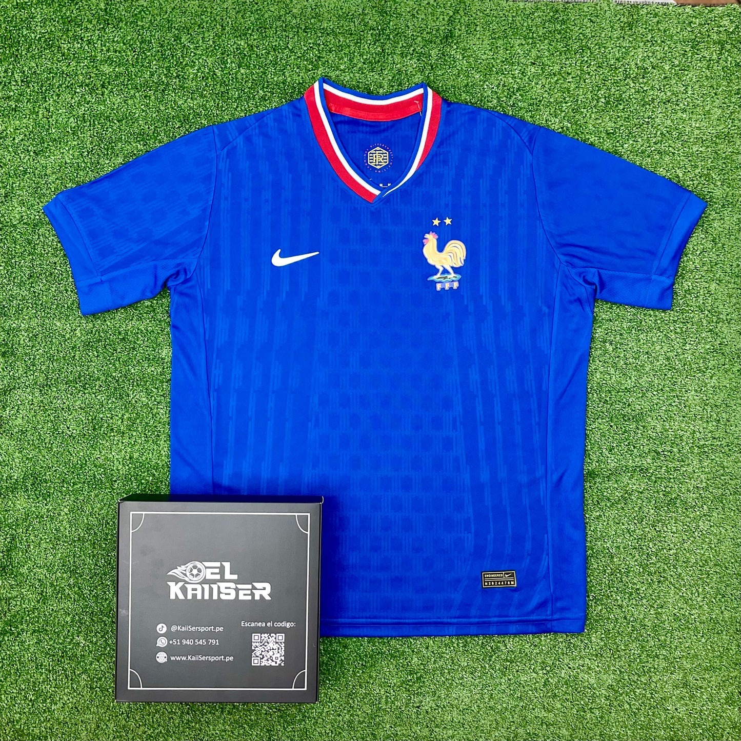 Camiseta de la Selección Francesa Eurocopa 2024 (Ver. Importada) - Hombre - Oficial