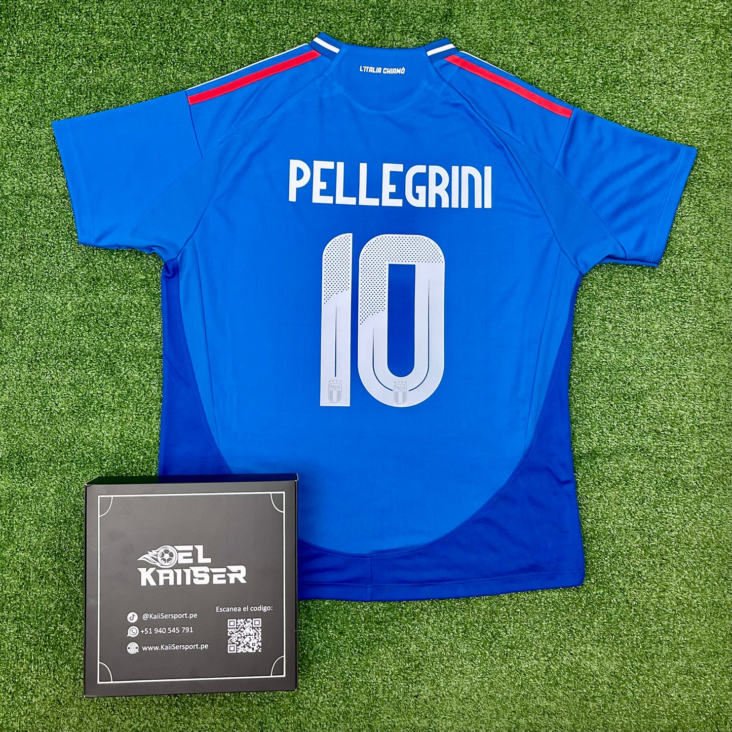 Camiseta de la Selección Italiana 2024 (Ver. Importada) - Hombre - Oficial