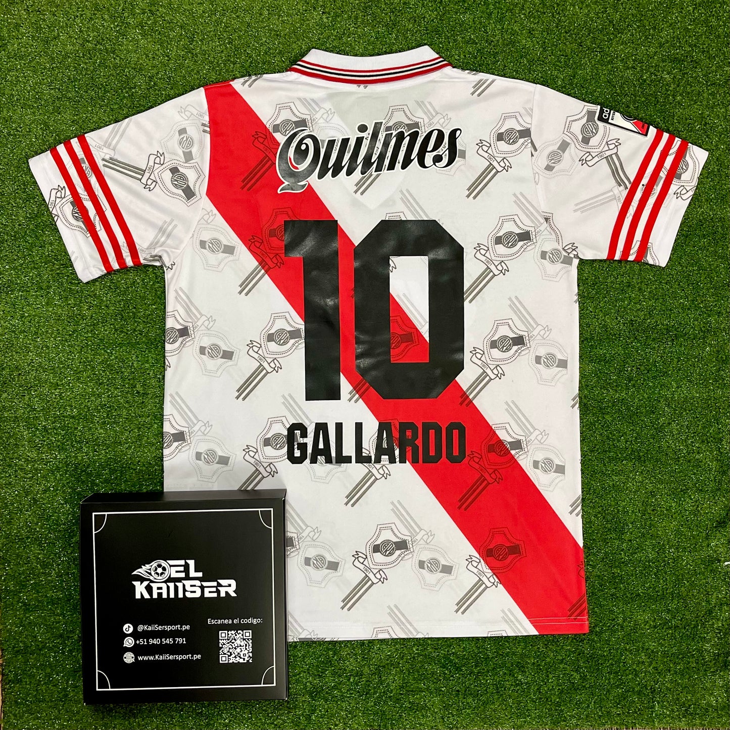 Camiseta Manga Corta Retro del River Plate 1996/97 - Gallardo