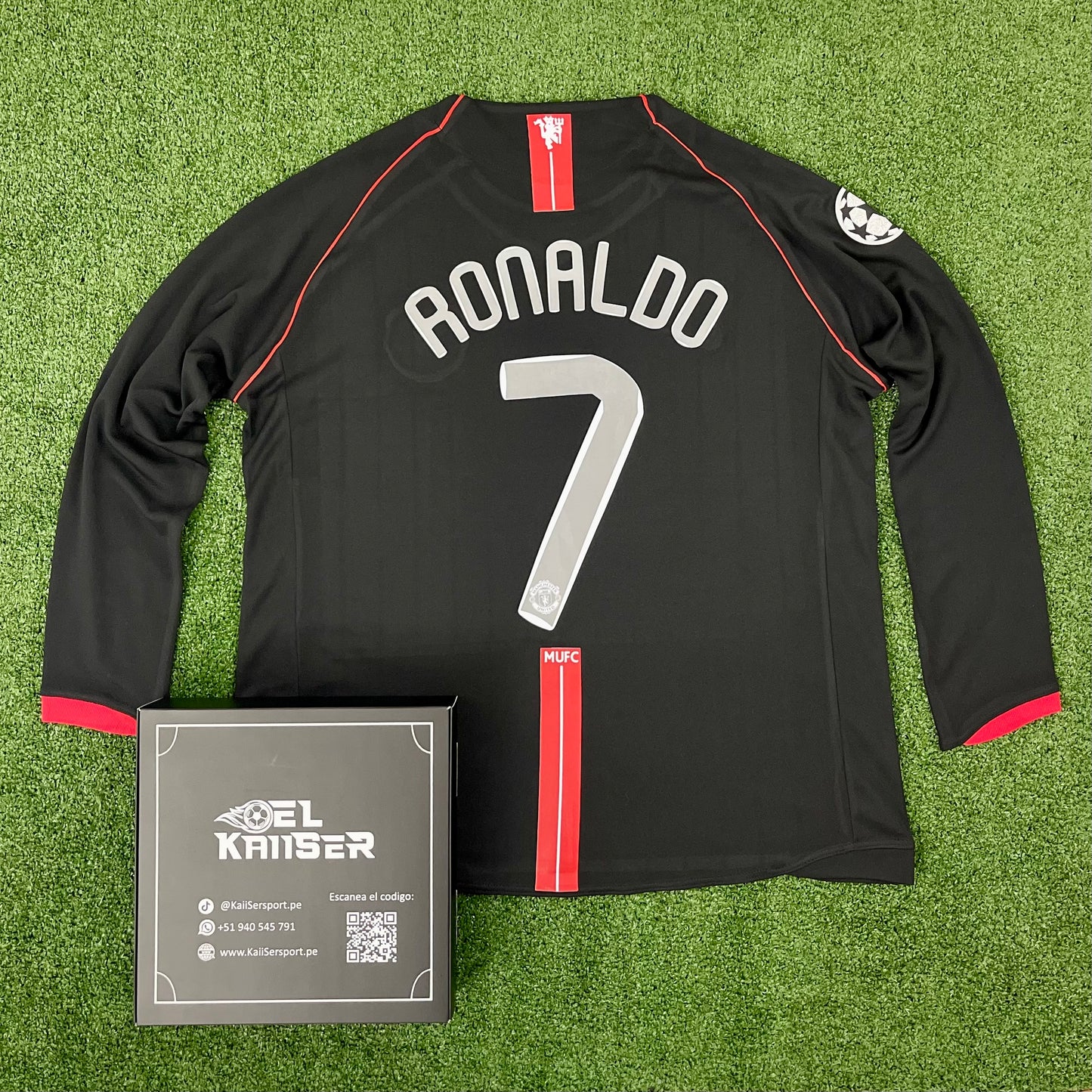 Camiseta Retro del Manchester United 2007/08 - Alterna - Ronaldo - 7