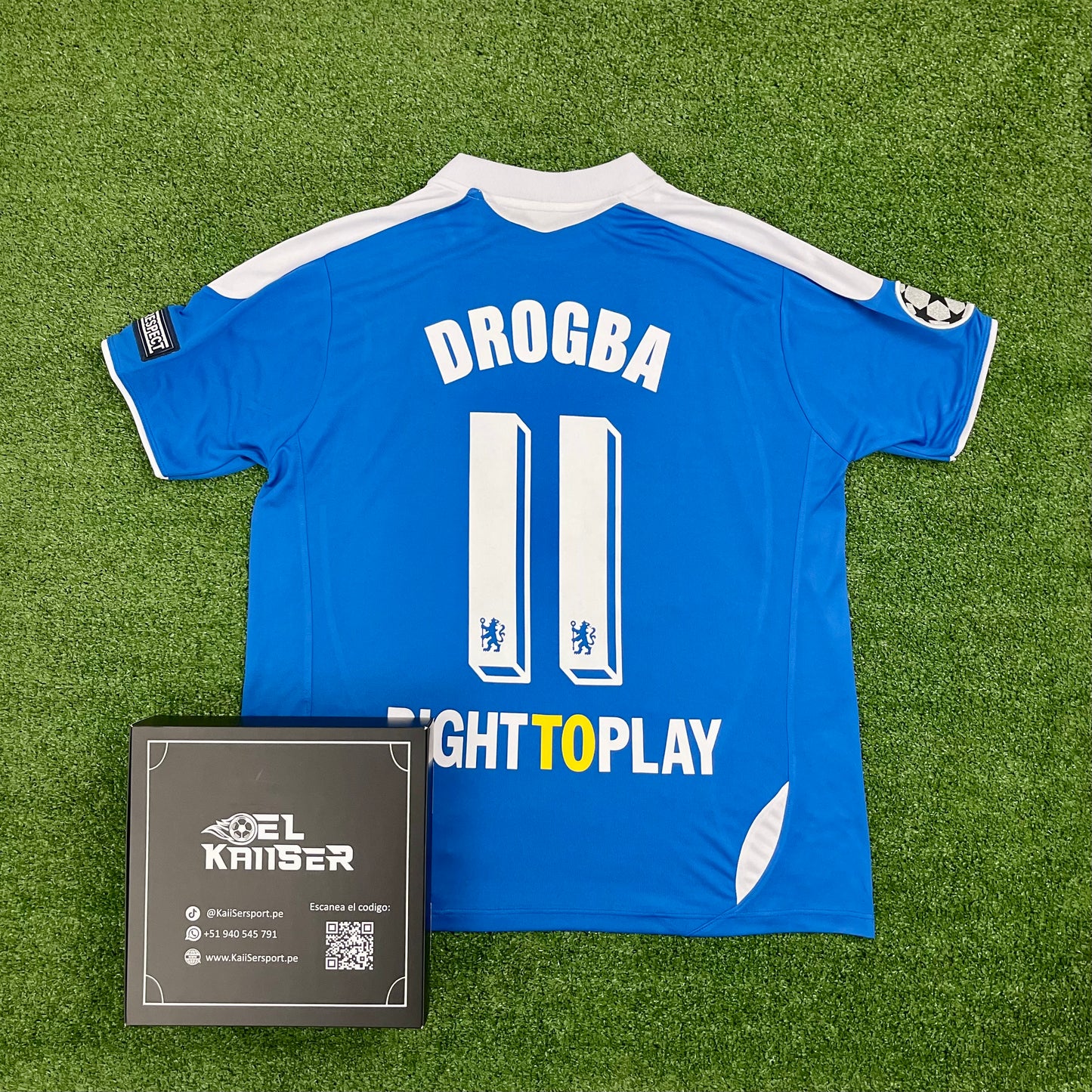 Camiseta Manga Corta Retro del Chelsea 2011/11 - Drogba