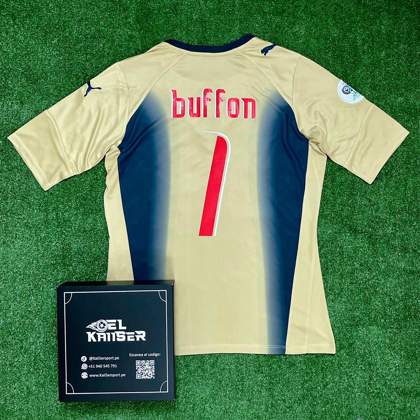 Camiseta Retro de la Selección de Italia 2006 - Portero - Buffon - 1