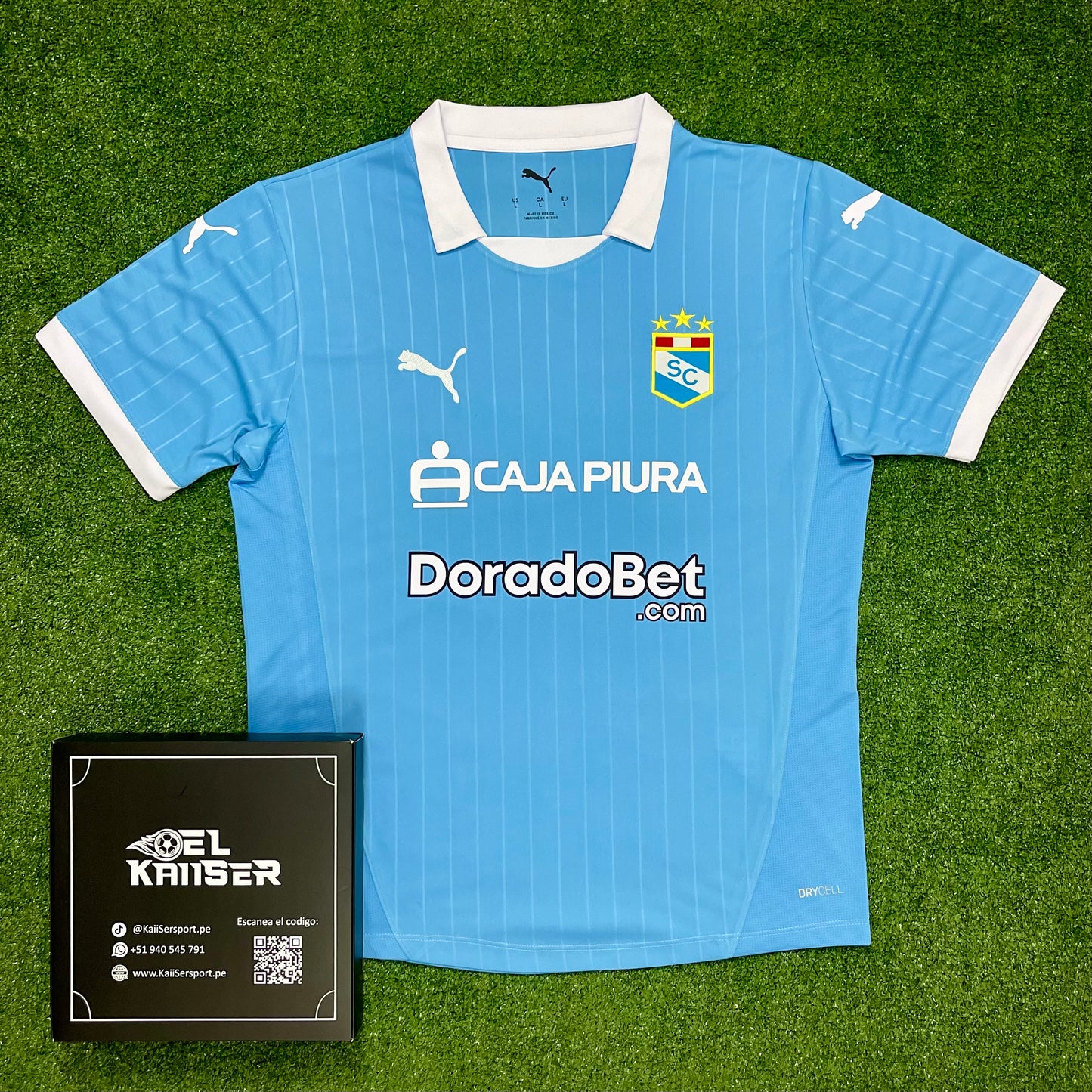 Camiseta de Sporting Cristal 2025 (Ver. Nacional) - Hombre - Oficial