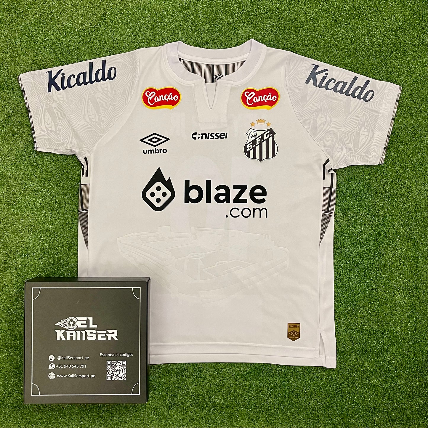 Camiseta Manga Corta del Santos 2025 (Ver. Importada) - Oficial - Neymar JR - 10