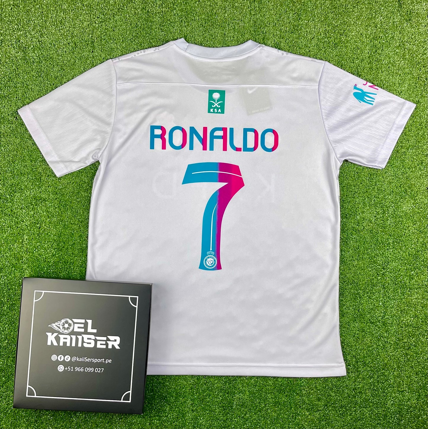 Camiseta del Al-Nassr 2023/24 (Ver. Nacional) - Hombre - Alterna - Blanca
