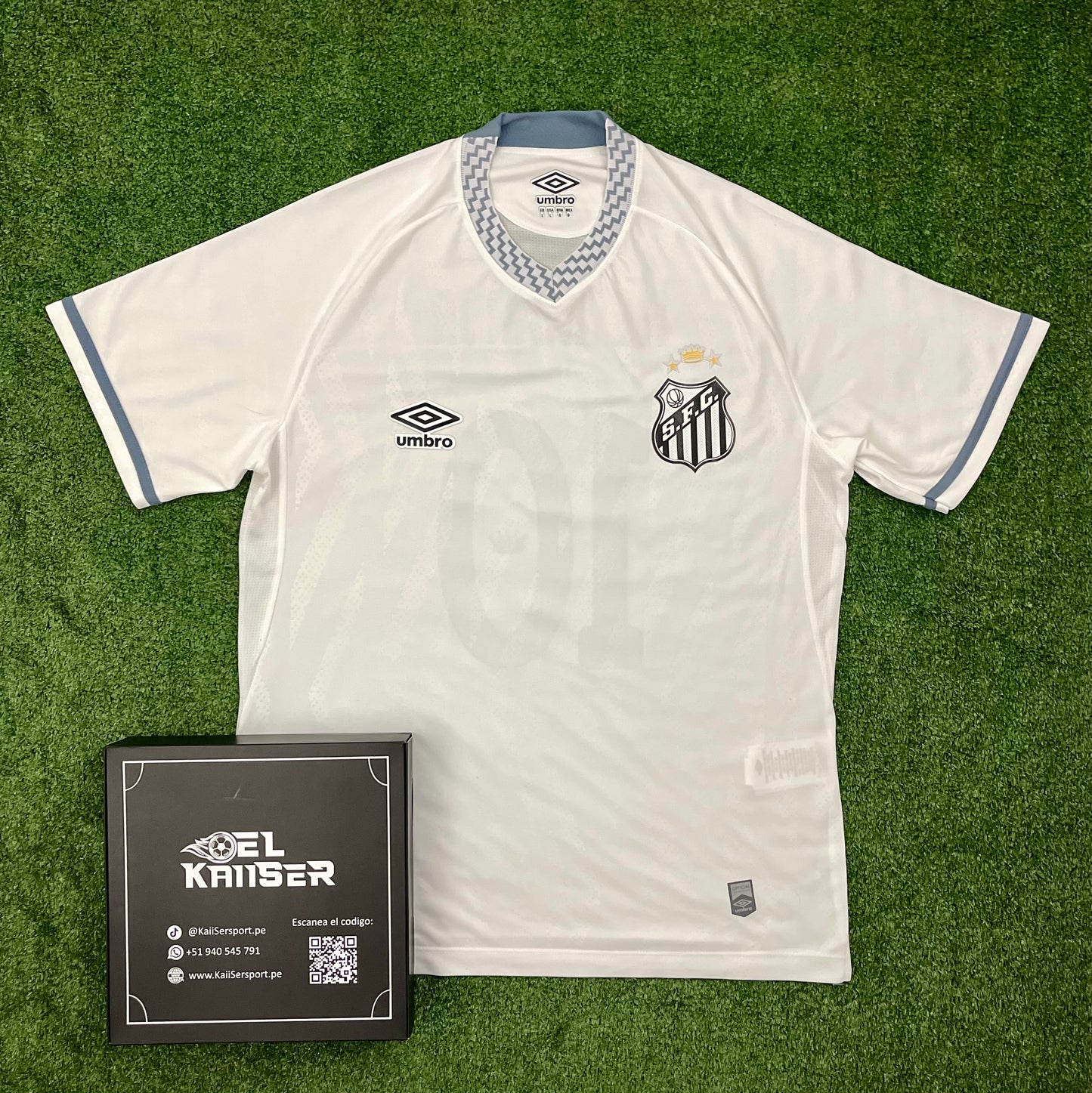Camiseta Manga Corta del Santos 2025/2026 (Ver. Importada) - Oficial - Neymar JR - 10