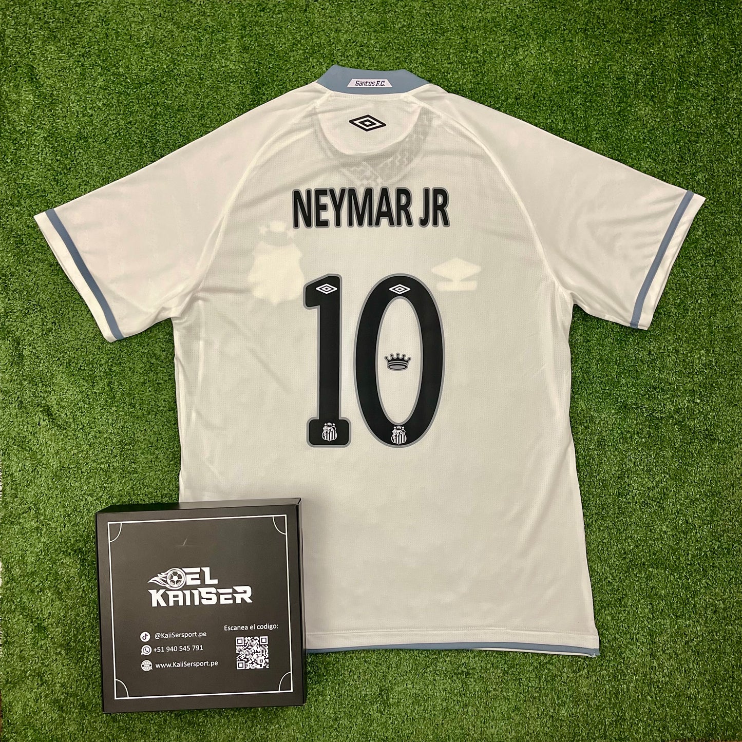 Camiseta Manga Corta del Santos 2025/2026 (Ver. Importada) - Oficial - Neymar JR - 10