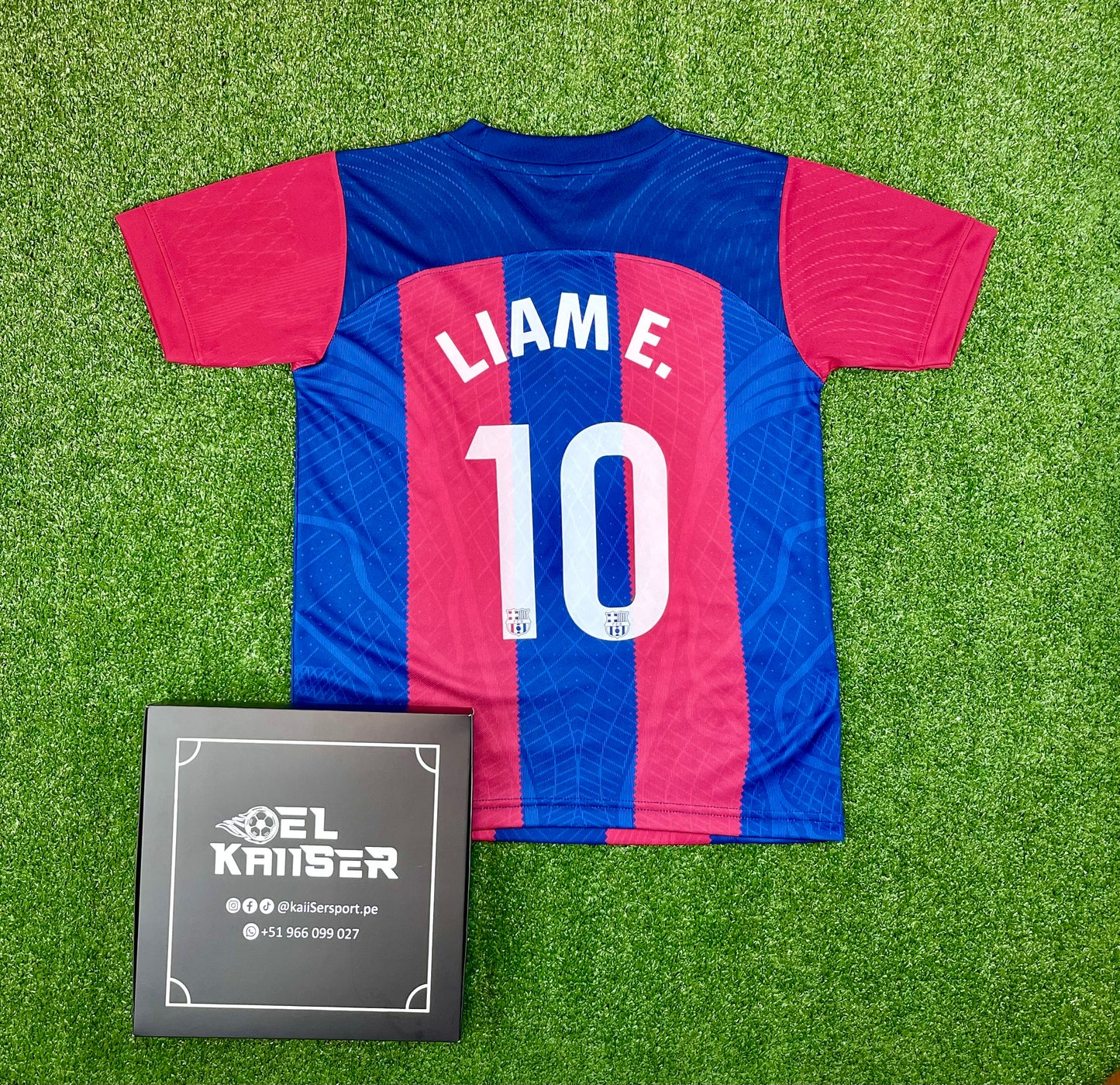 Camiseta Nacional para Niños del Barcelona FC 2023/24 - Oficial