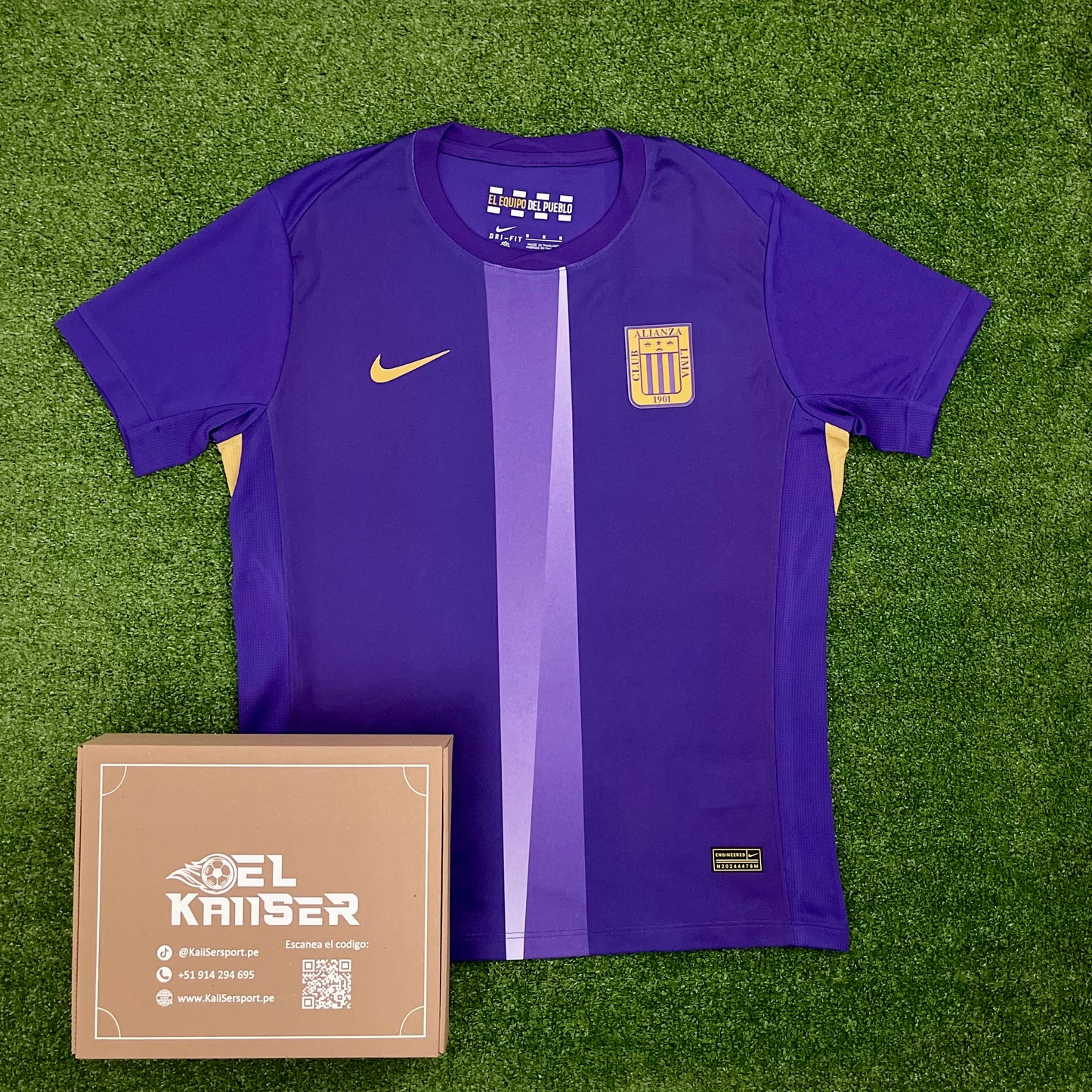 Camiseta de Alianza Lima 2025 (Ver. Importada) - Hombre - Alterna - Morada