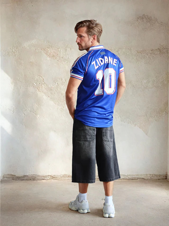 Camiseta Retro de Selección Francesa 1998 - Oficial - Zidane