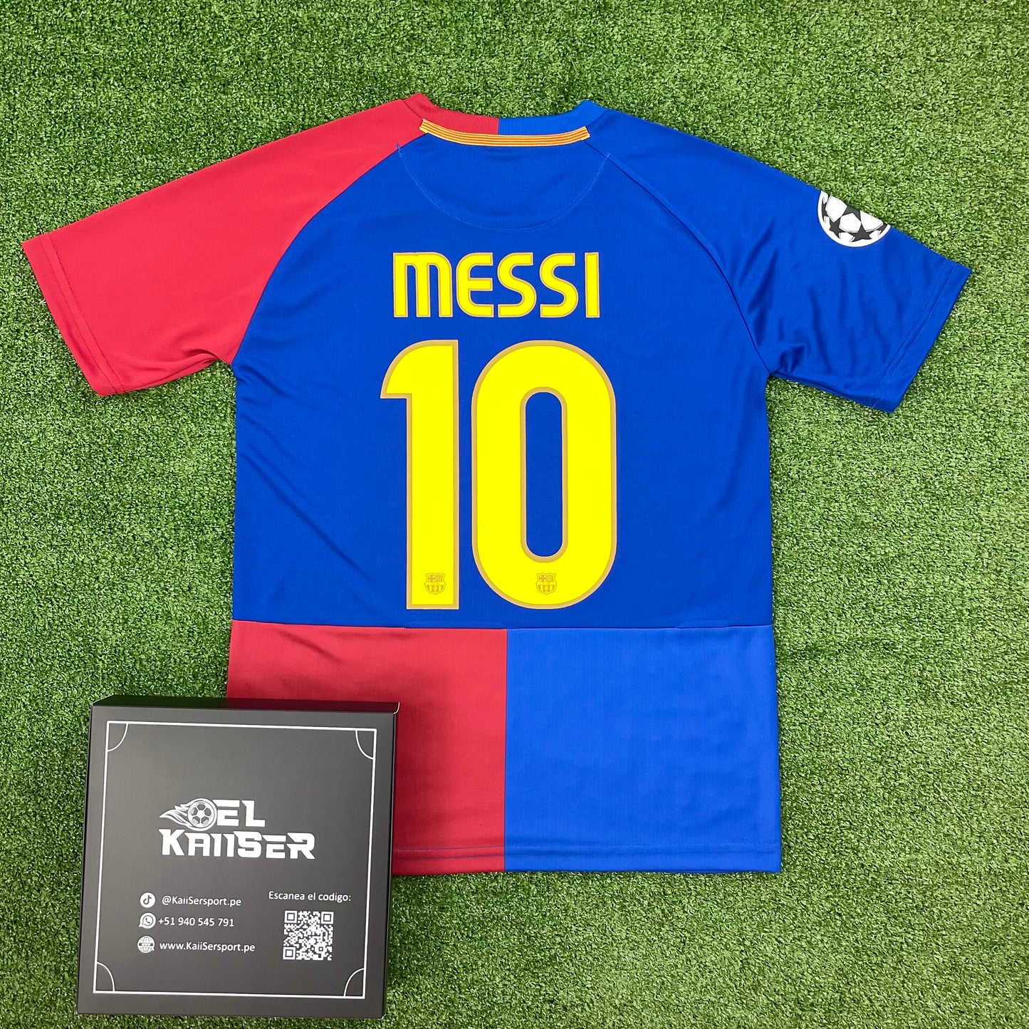 Camiseta Retro de Barcelona FC 2008/09 - Messi