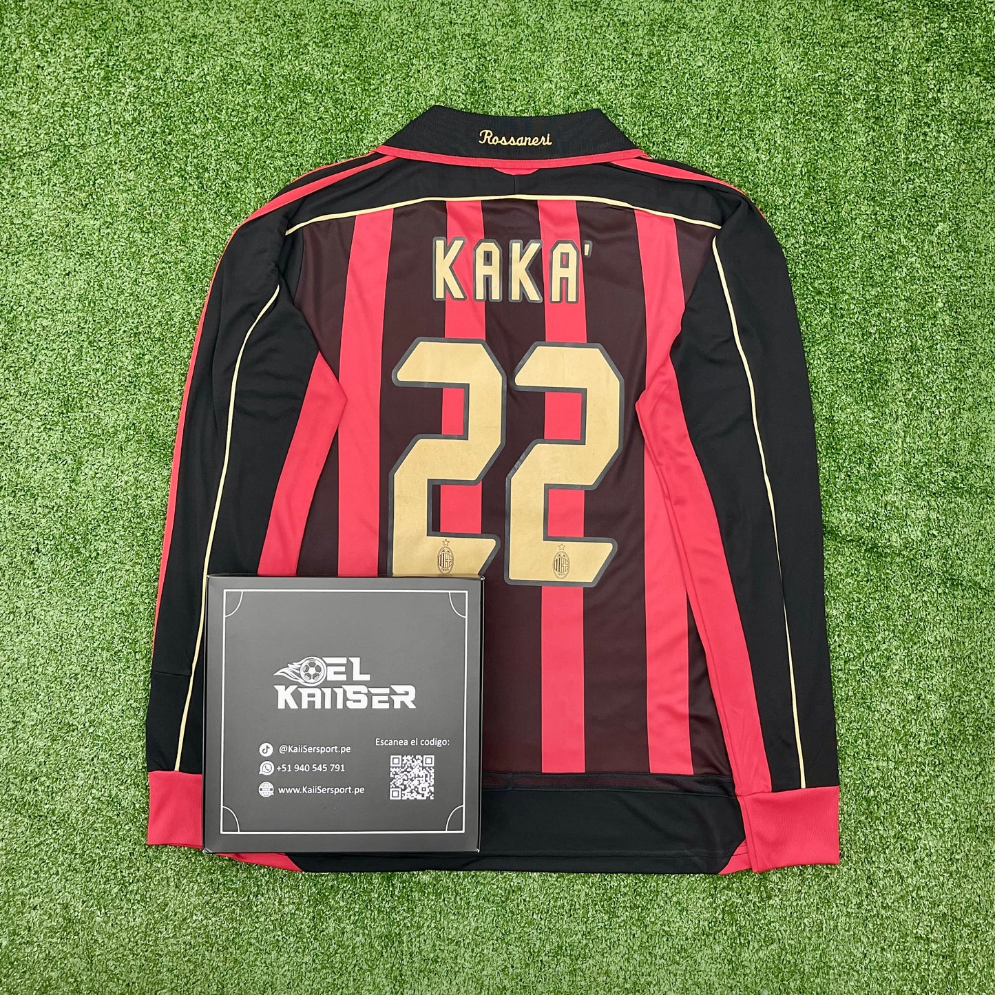 Camiseta Importada Retro del AC Milan 2006/07 - Kaká