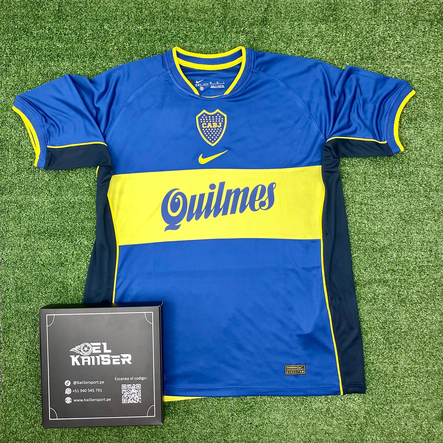 Camiseta Importada Retro del Boca Juniors 2001/02