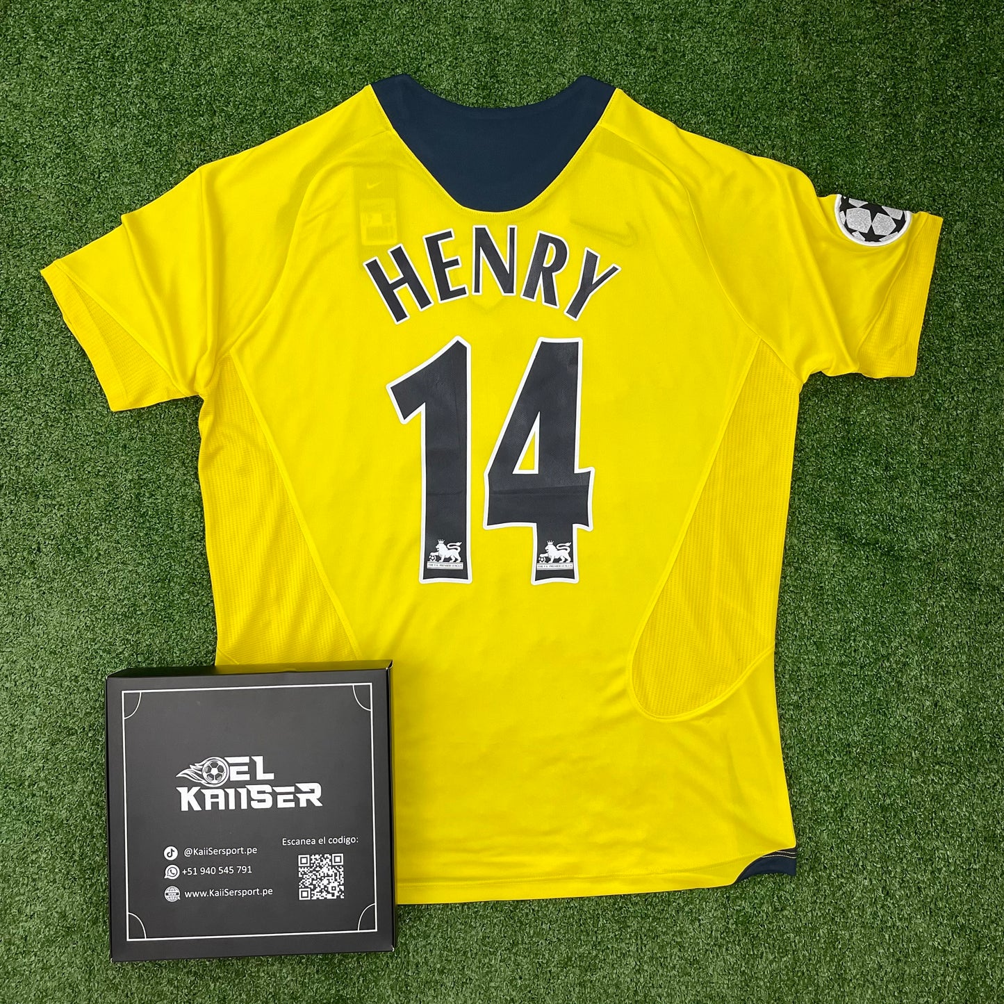 Camiseta Retro del Arsenal  2005/06 - Alterna - Henry