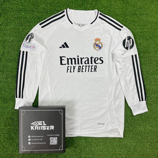 Camiseta Manga Larga de Real Madrid 2024/25 (Ver. Importada) - Hombre - Oficial