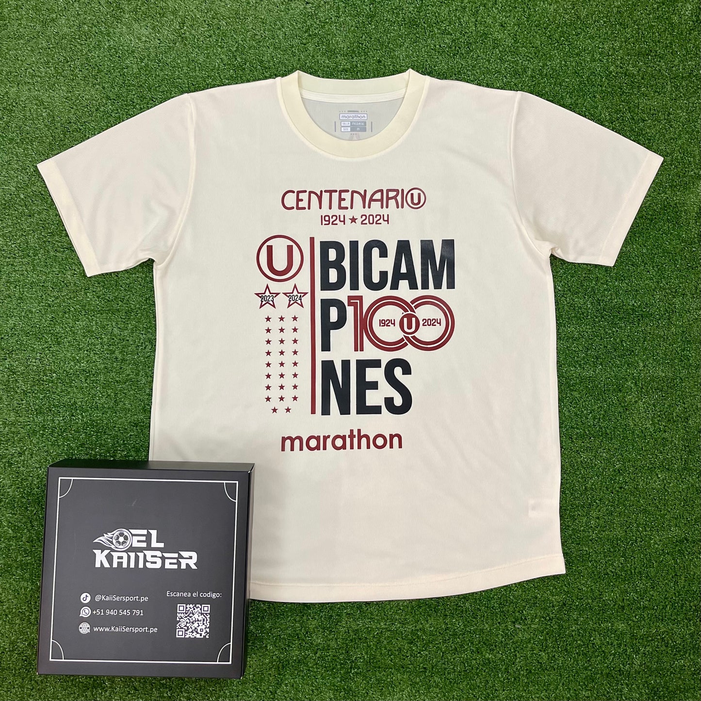 Camiseta de Universitario Bicampeón 2024 - Liga1 (Ver. Nacional) - #La28