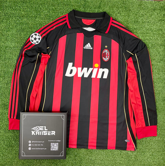 Camiseta Manga Larga Retro del AC Milan 2006/07 - Pirlo