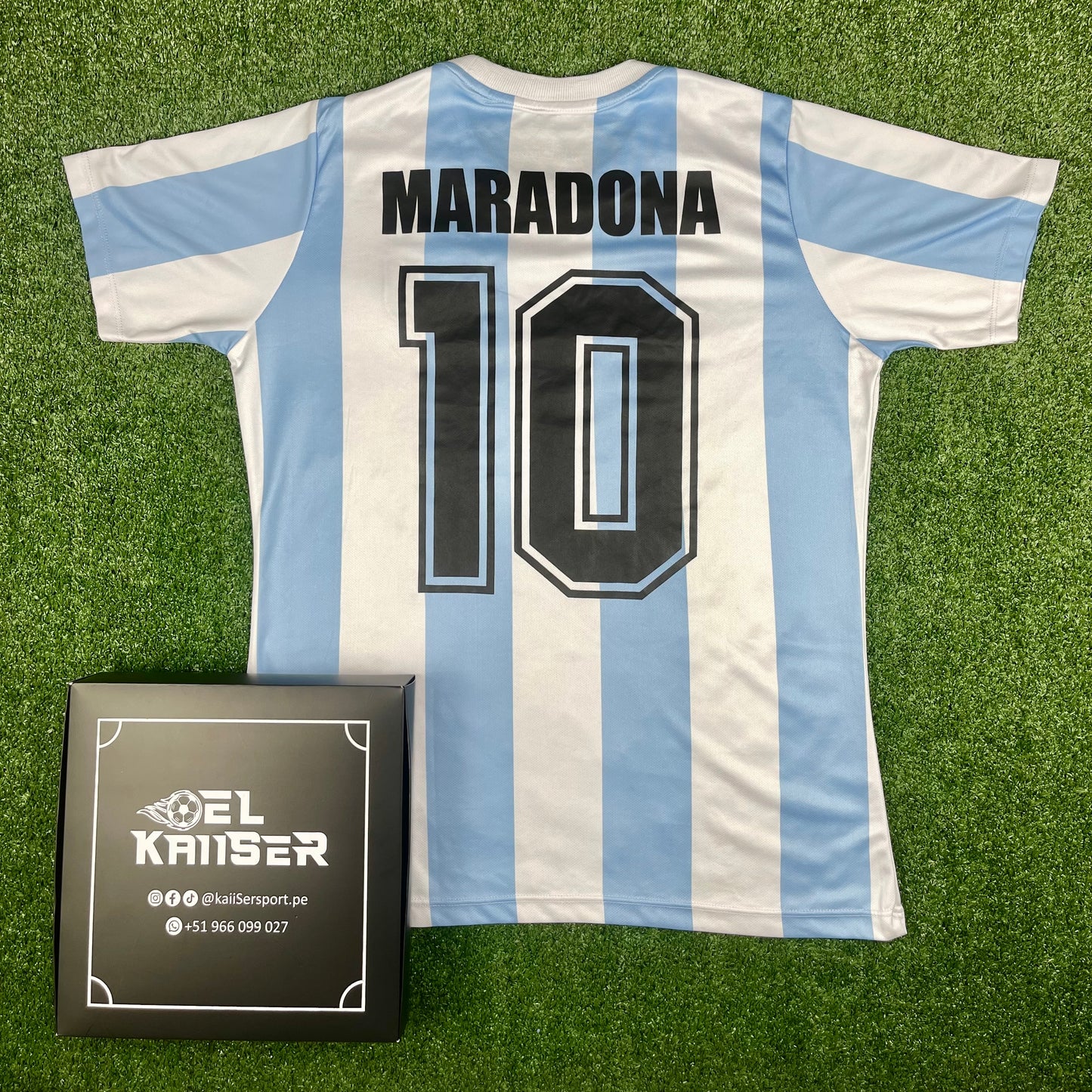 Camiseta Retro de Selección Argentina 1986 - Maradona