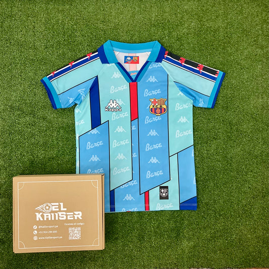 Camiseta Retro del Barcelona FC  1996/97 - Alterna - Ronaldo