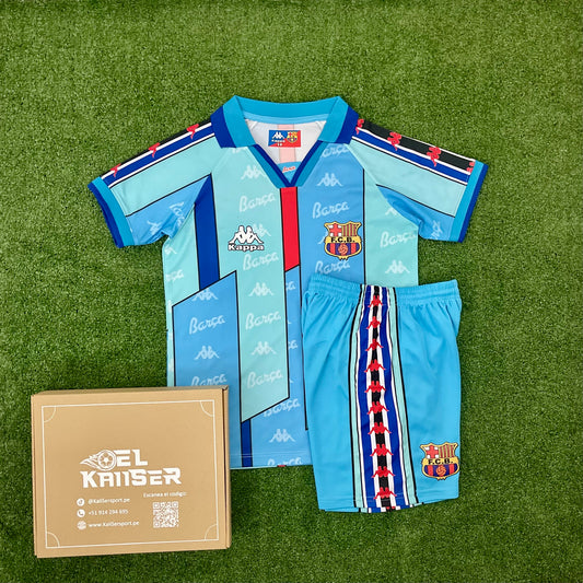 Conjunto Retro Barcelona 1996/97 (Camiseta + Short) - Alterna