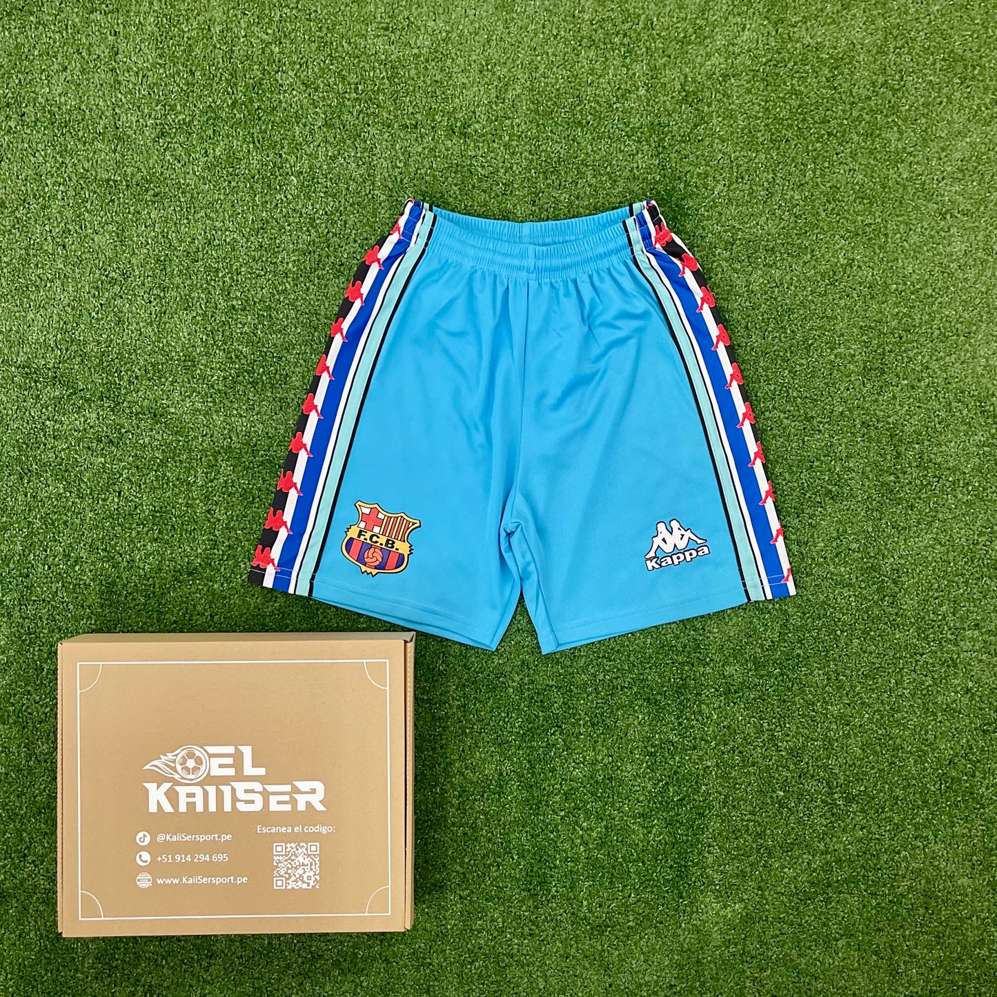 Conjunto Retro Barcelona 1996/97 (Camiseta + Short) - Alterna