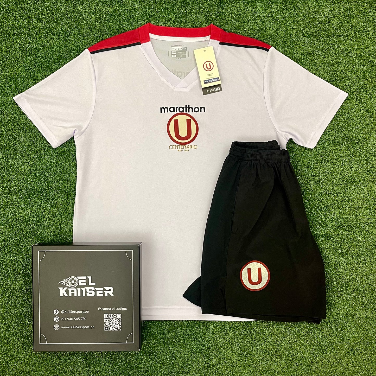 Conjunto Universitario de Entrenamiento 2024 - Blanco (Ver. Nacional - Camiseta + Short)