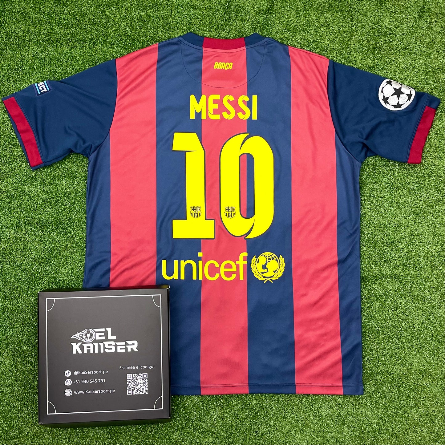 Camiseta Retro del Barcelona FC  2014-15 - Messi