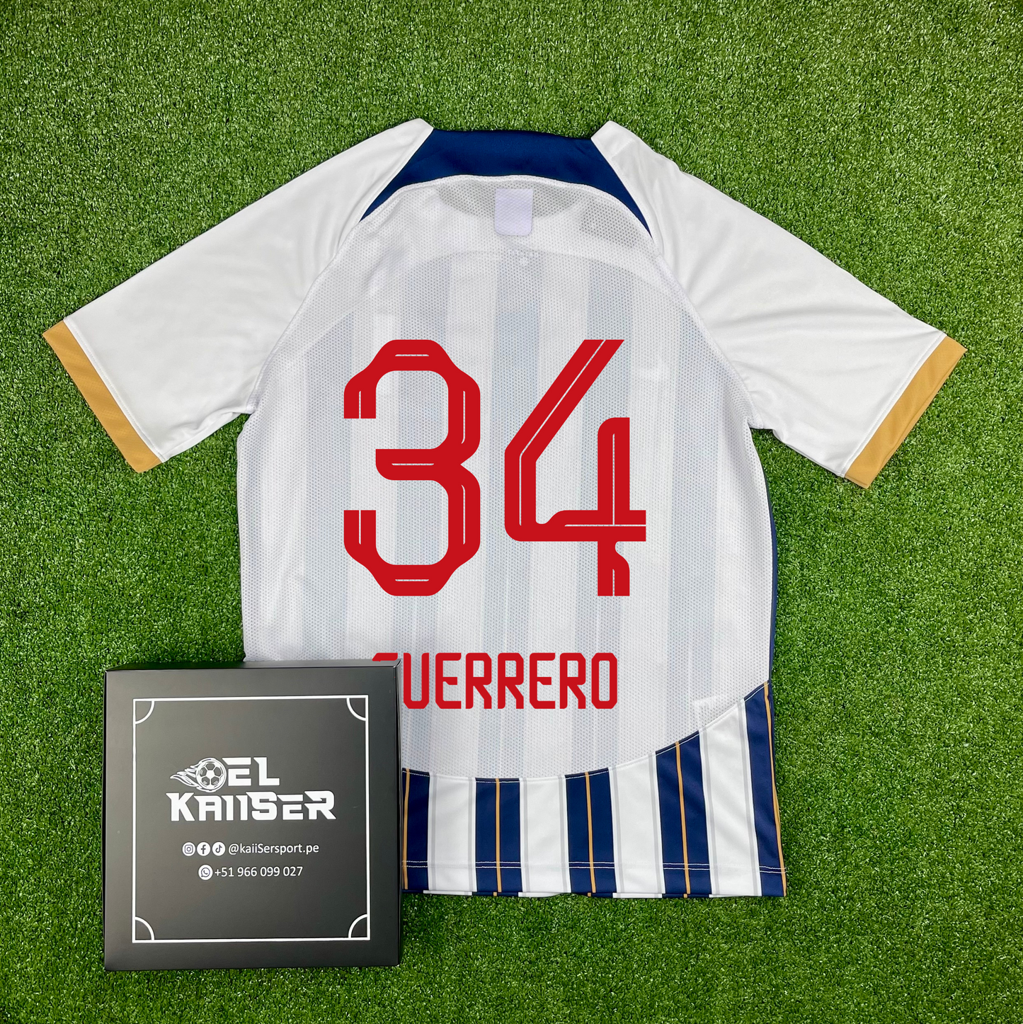 Camiseta de Alianza Lima 2024 (Ver. Importada) - Hombre - Oficial - Guerrero - 34