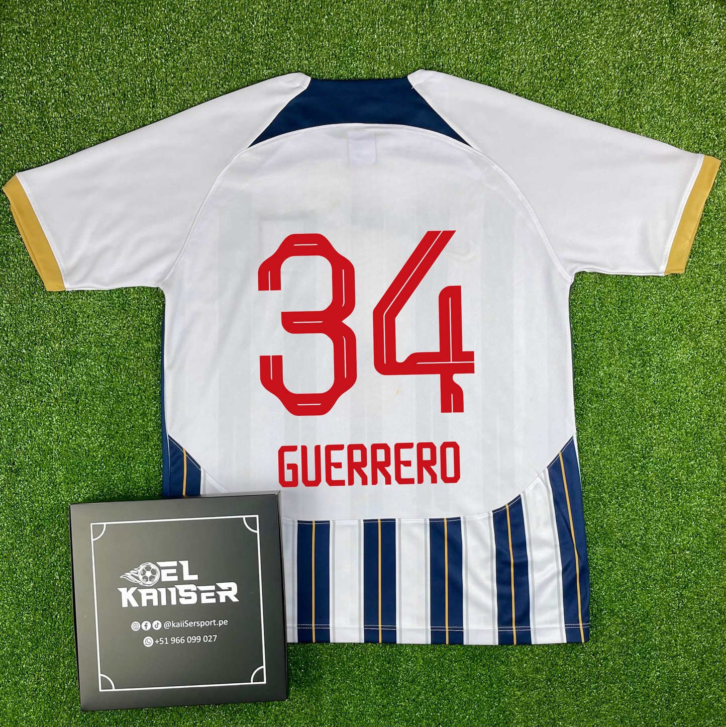 Camiseta de Alianza Lima 2024 (Ver. Nacional) - Hombre - Oficial - Guerrero - 34